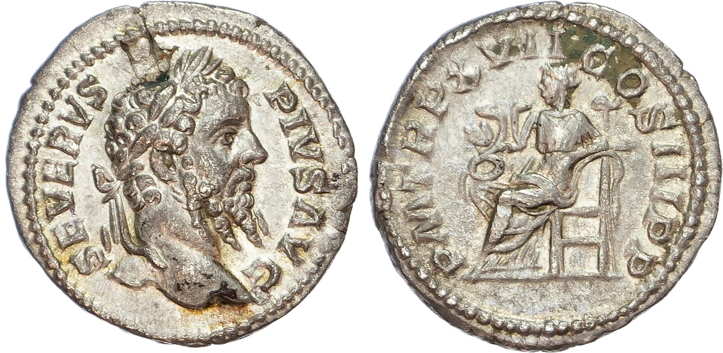 Septimius Severus (AD 193-211) AR Denarius, Rome, AD 209, 2.98g. 
