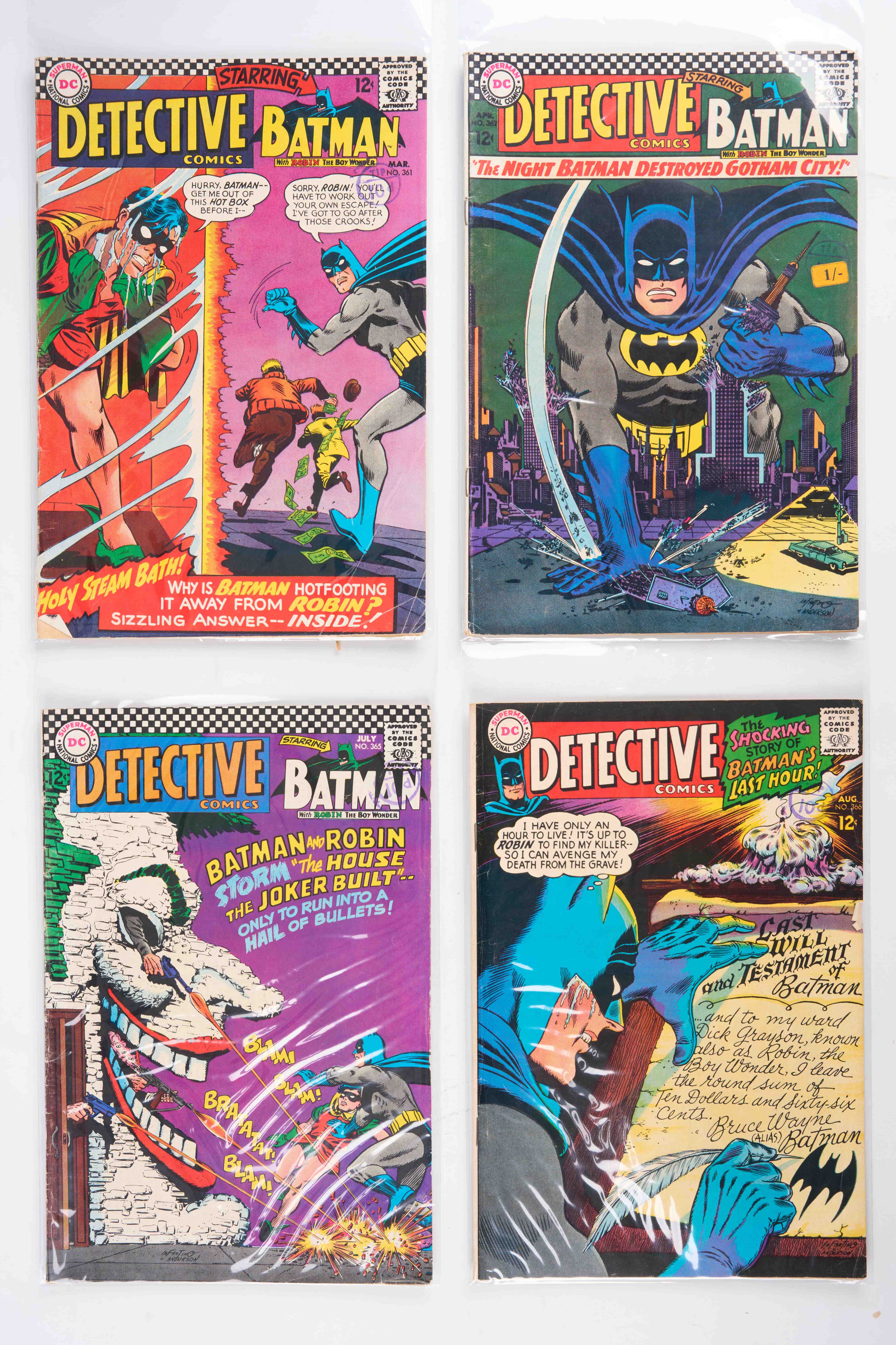 Batman Detective Comics (DC Comics, 1967-68) Bundle of Thirteen