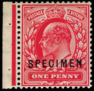 1902 1d Bright scarlet. Very fine unused o.g....