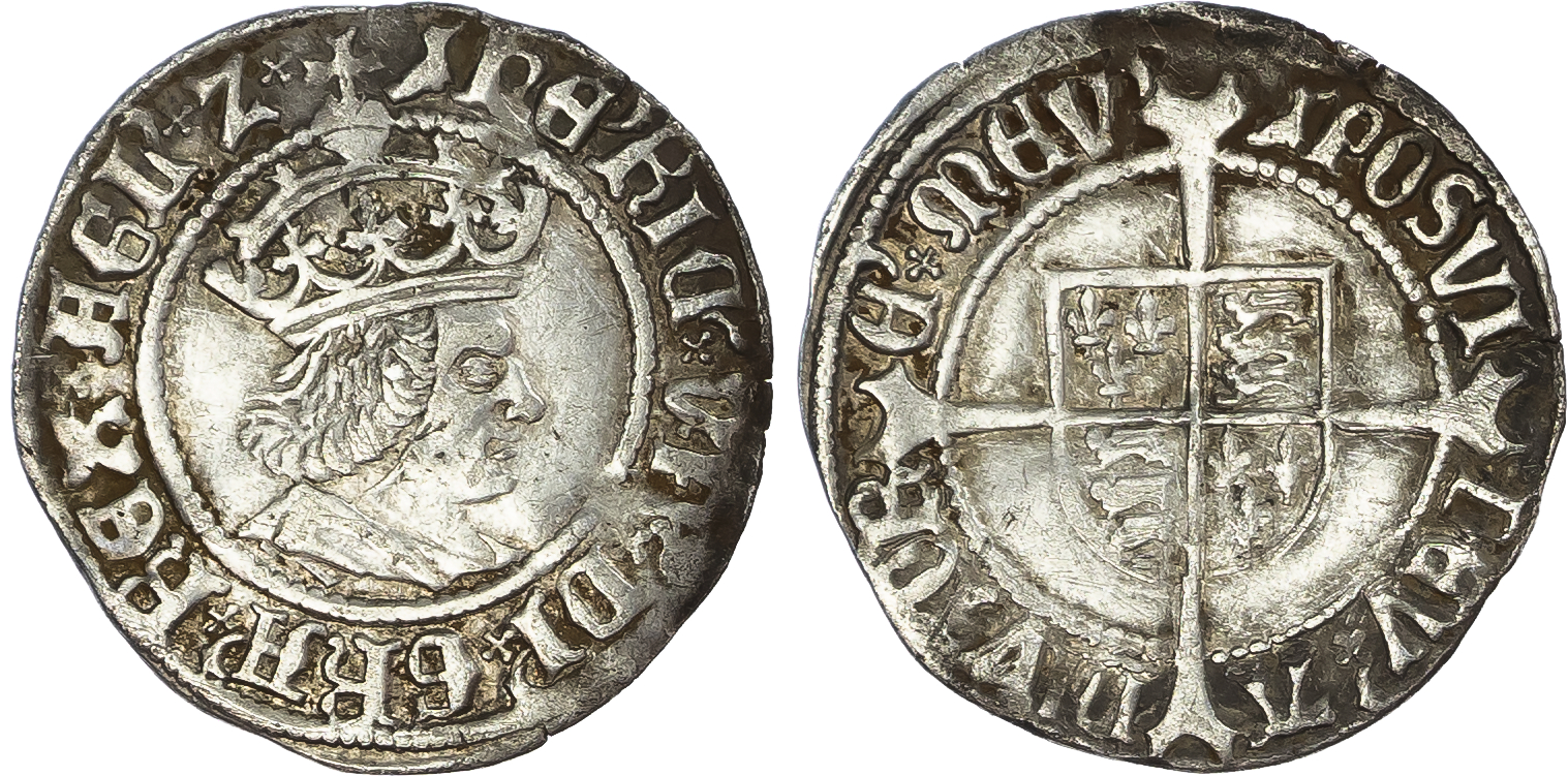 Great Britain. Henry VII AG Half Groat, Profile Issue. 1485-1509.