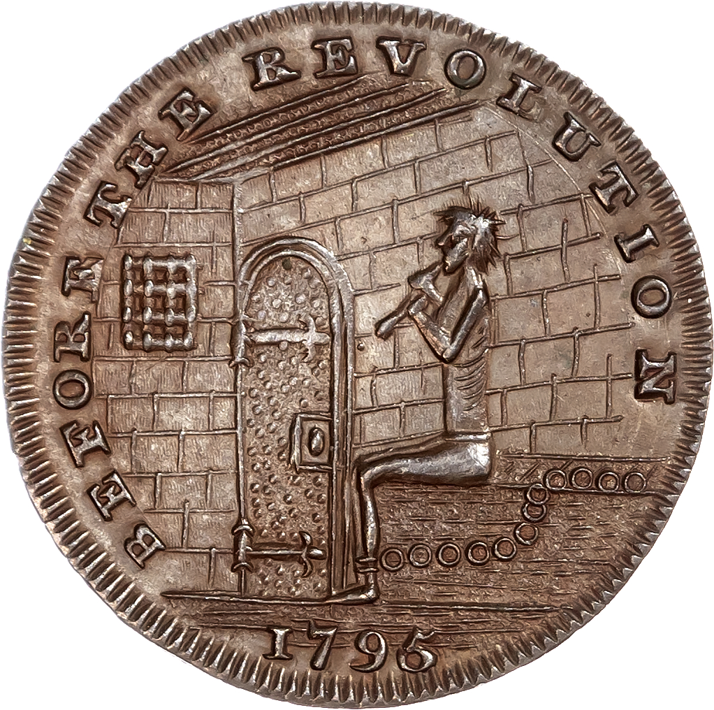 London - Holborn, Thomas Spence bronzed Halfpenny 1795