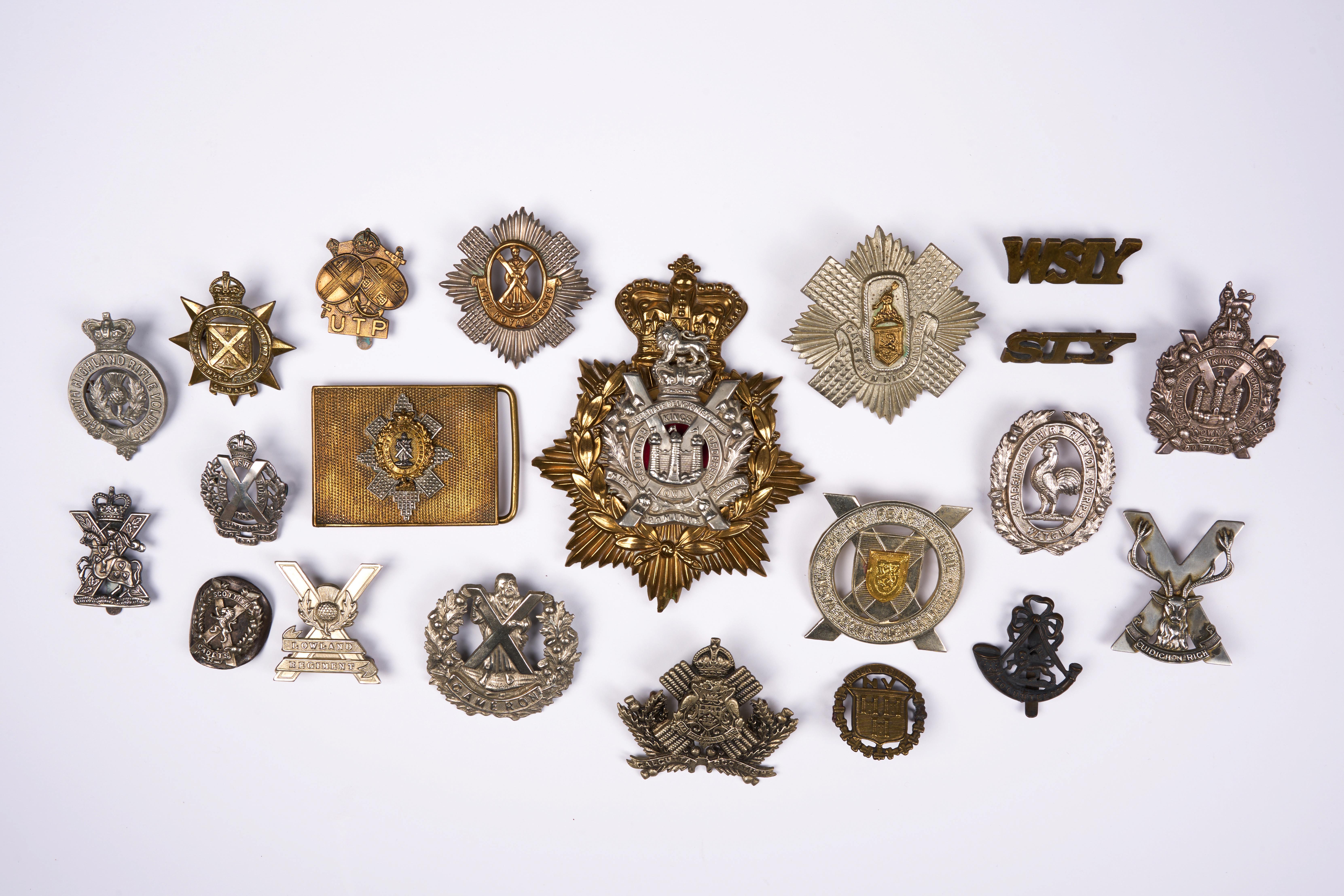 20 British and Commonwealth cap badges, loose in envelope