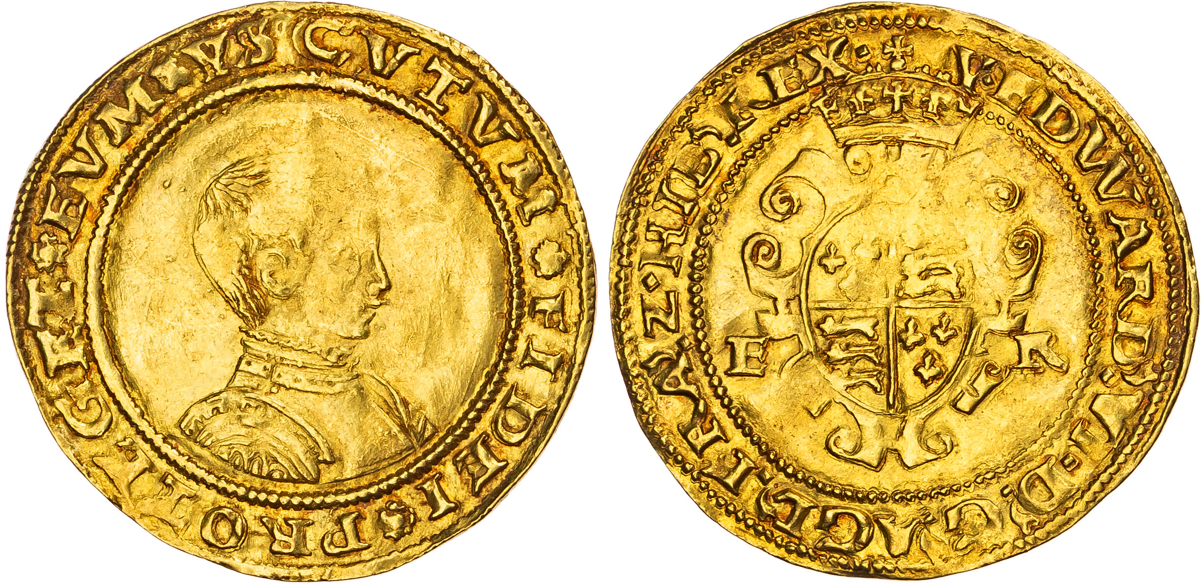 Edward VI (1547-1553), AV Half Sovereign, Second Period (1549-50), Tower (London) mint, mm. Y.