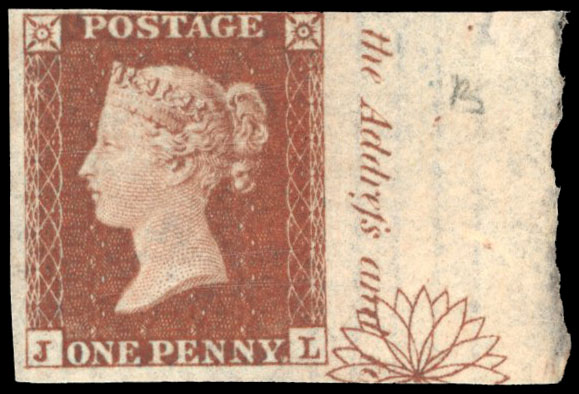 GB 1841 1d red Die I Plate 162 JL imprimatur SG 8