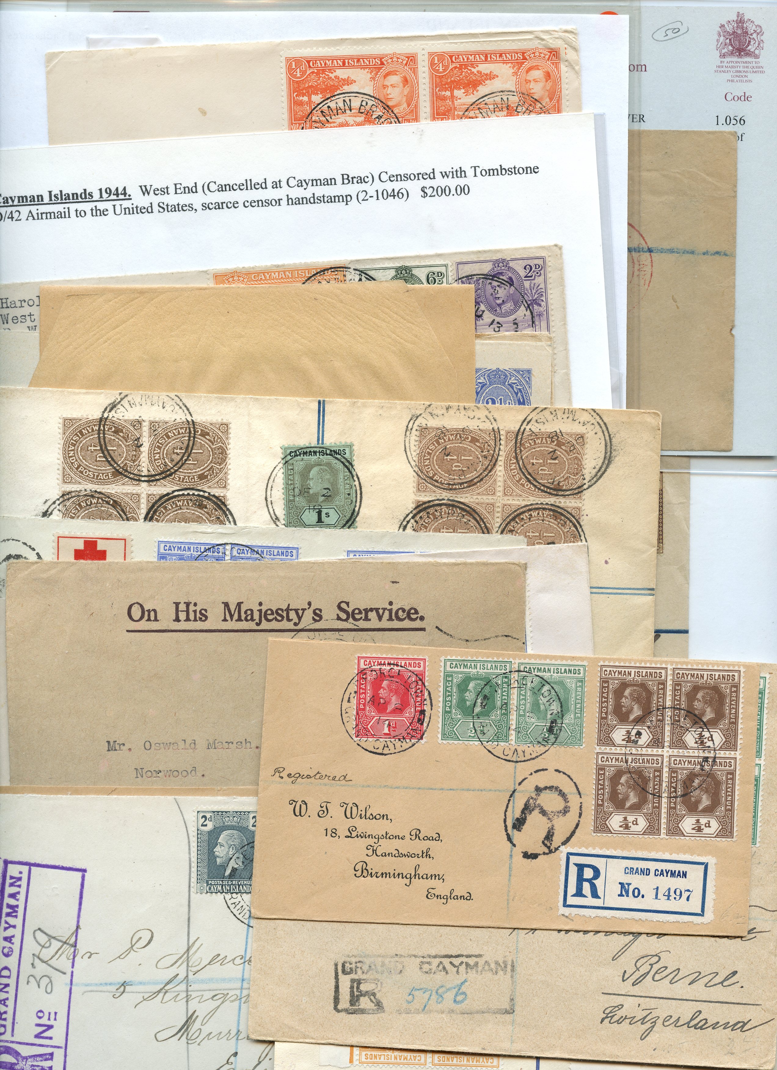 Caymans Postal History...