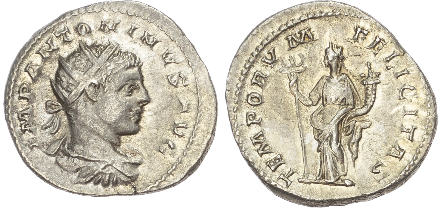 Elagabalus (AD 218-222) AR Antoninianus, Rome, AD 219-220, 4.58g.