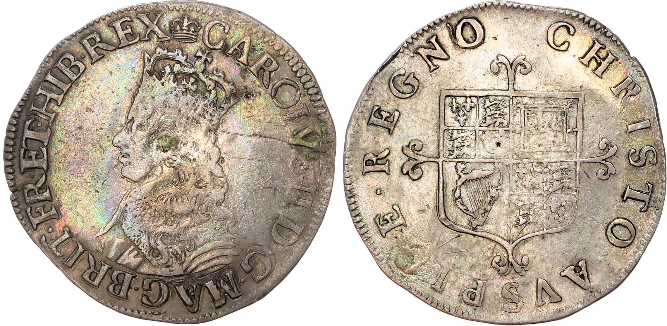 Charles II (1660-1685), AR Shilling, First Hammered Issue.