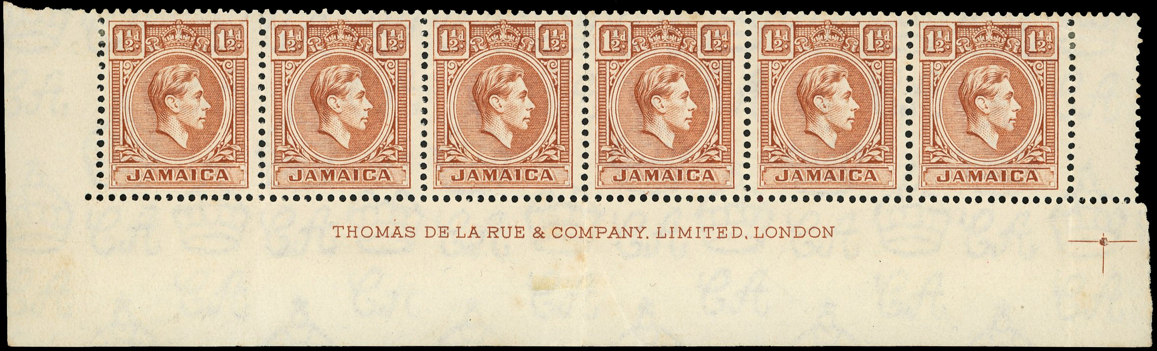 Jamaica SG 123 var strip mint