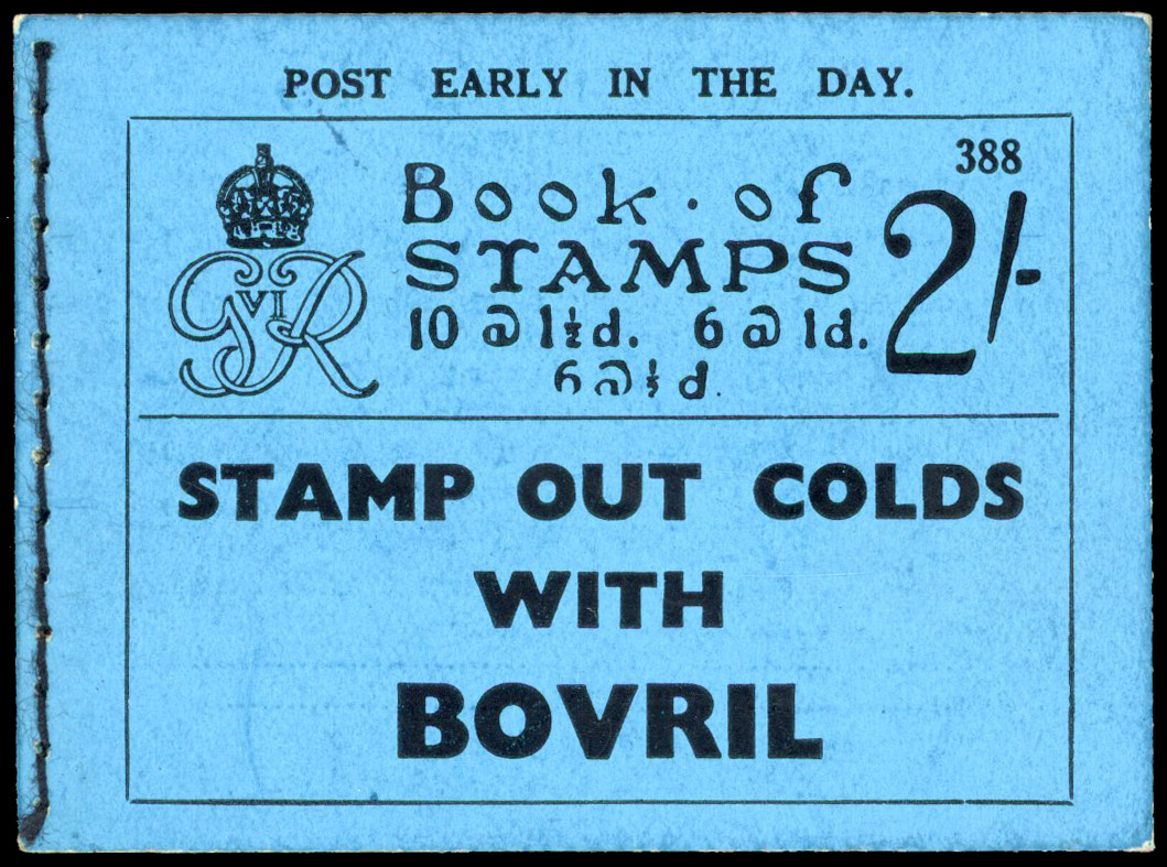 1937 2s Booklet (Edition 388). A fine and fresh example. SGBD11.