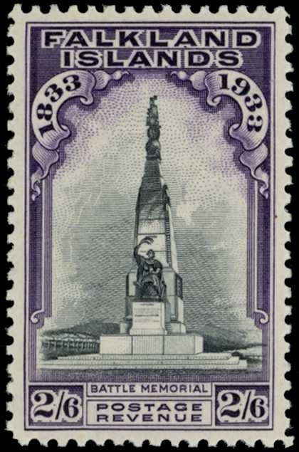 1933 2s6d black and violet Centenary, slight...