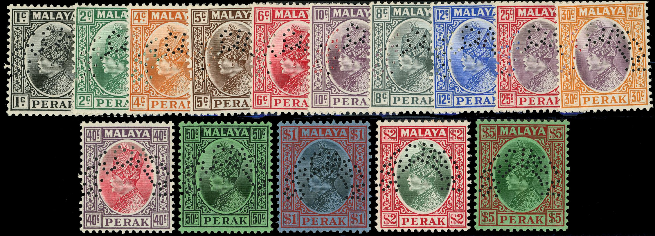 Perak SG 88s-102s Specimens