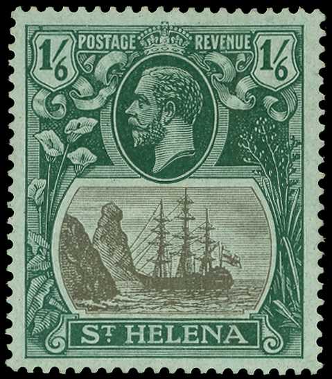 1922-37 MCA 1s6d grey and green on...