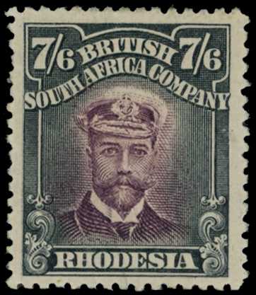 1913-7 7/6d Head Die II, perf 14. Part...