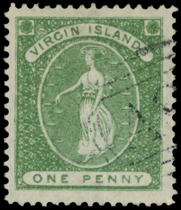 1878 1d green watermark upright, with part...