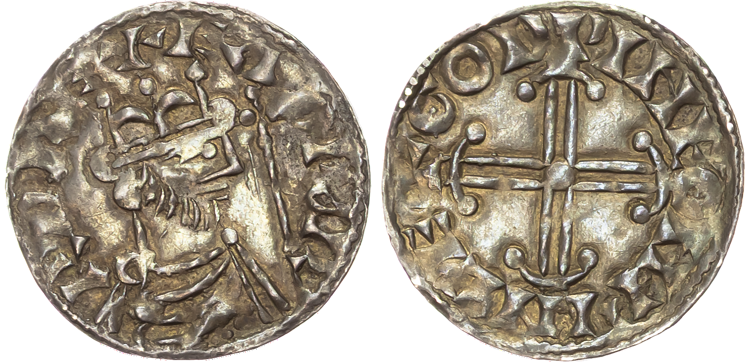Edward the Confessor (1042-1066) Penny, hammer cross type (1059-62), Winchester mint, moneyer Godwine.