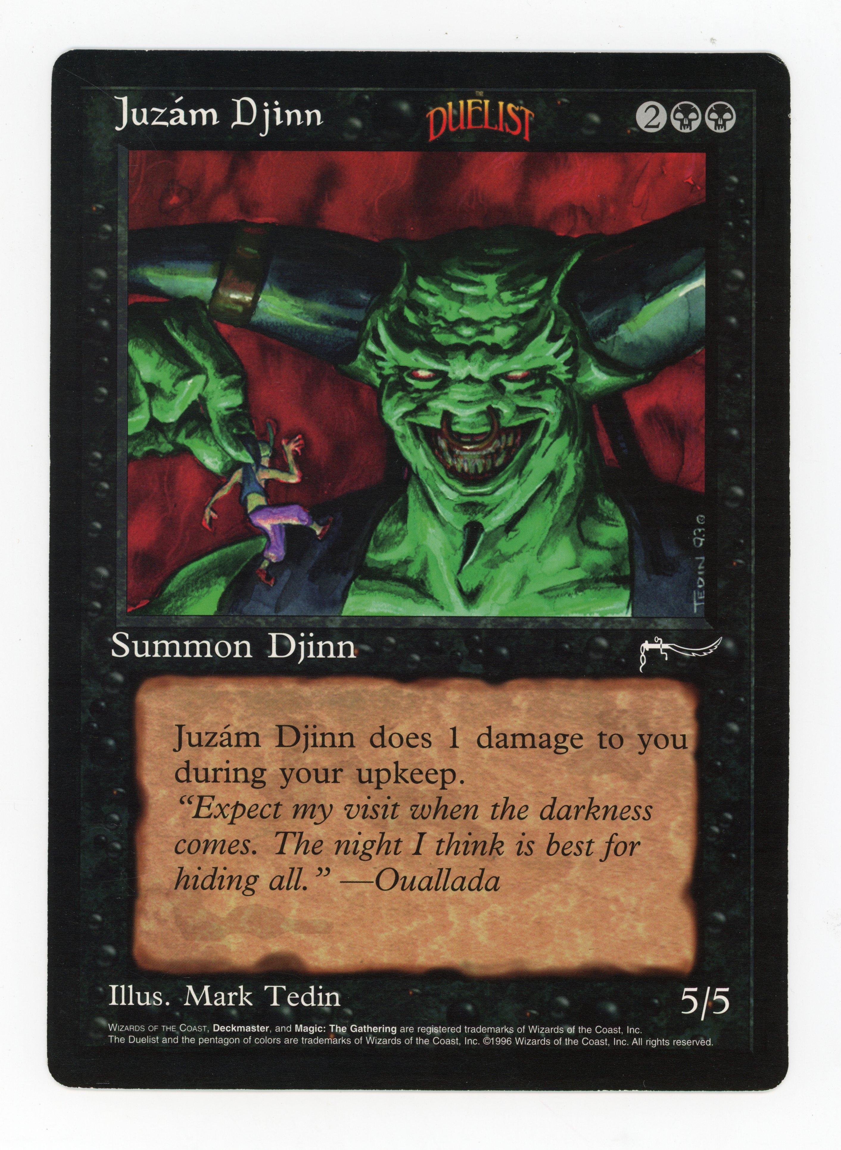 Juzam Djinn - 6x9 Oversized Promo (EX)