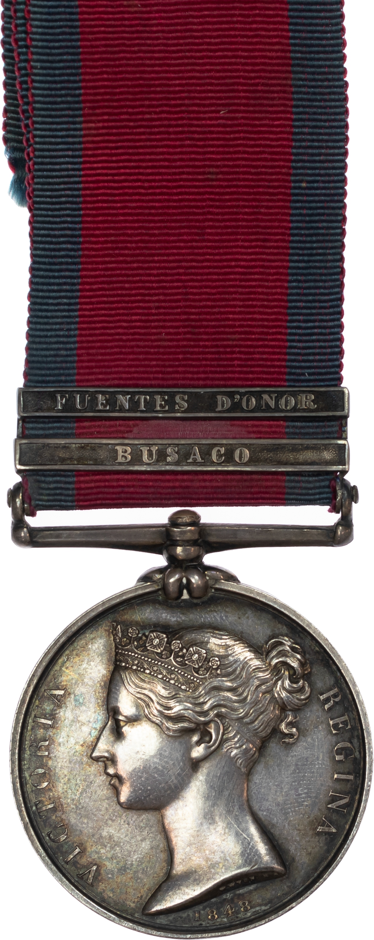 Military General Service Medal, 1793-1815, two clasps, awarded to Captain, later Lieutenant Colonel J. Mitchell