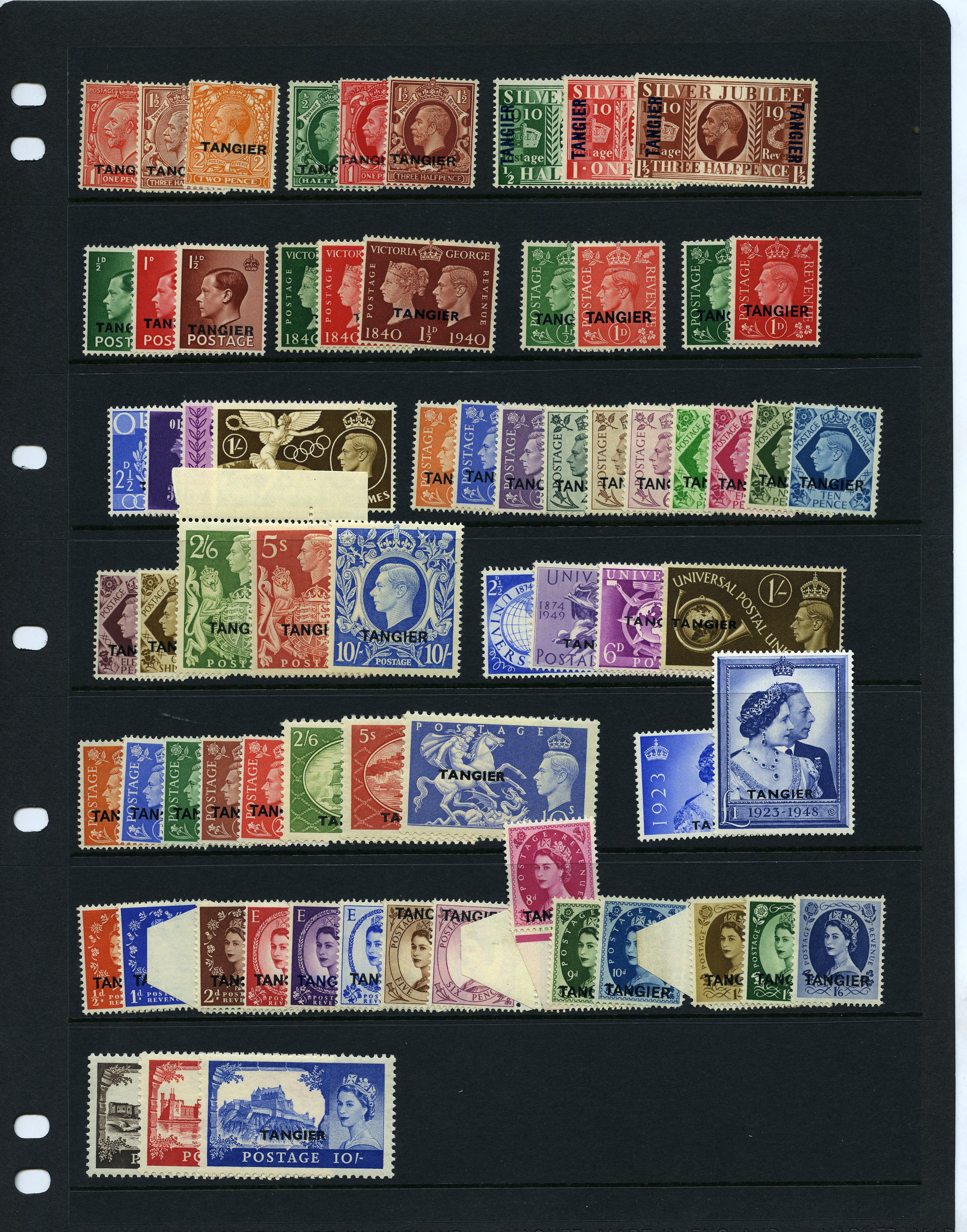 Tangier. 1927-57 mint range on three...