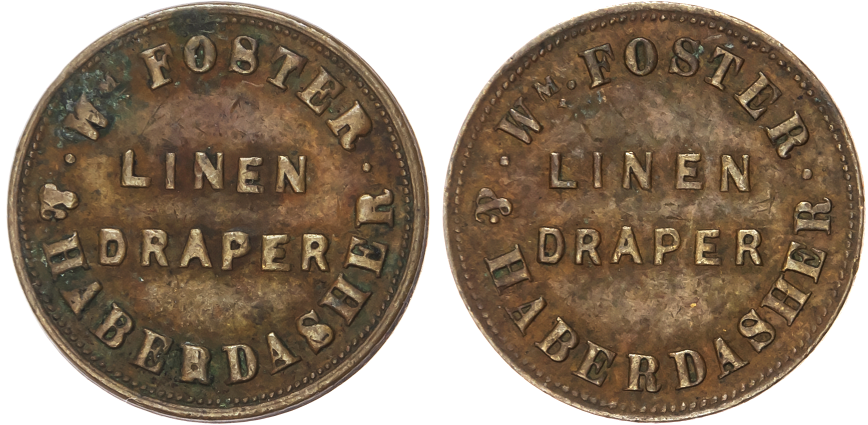 Belfast. William Foster, (draper), farthing (1840s) two-line legend/two-line legend, 20.75g. (W 5430). Very Fi…
