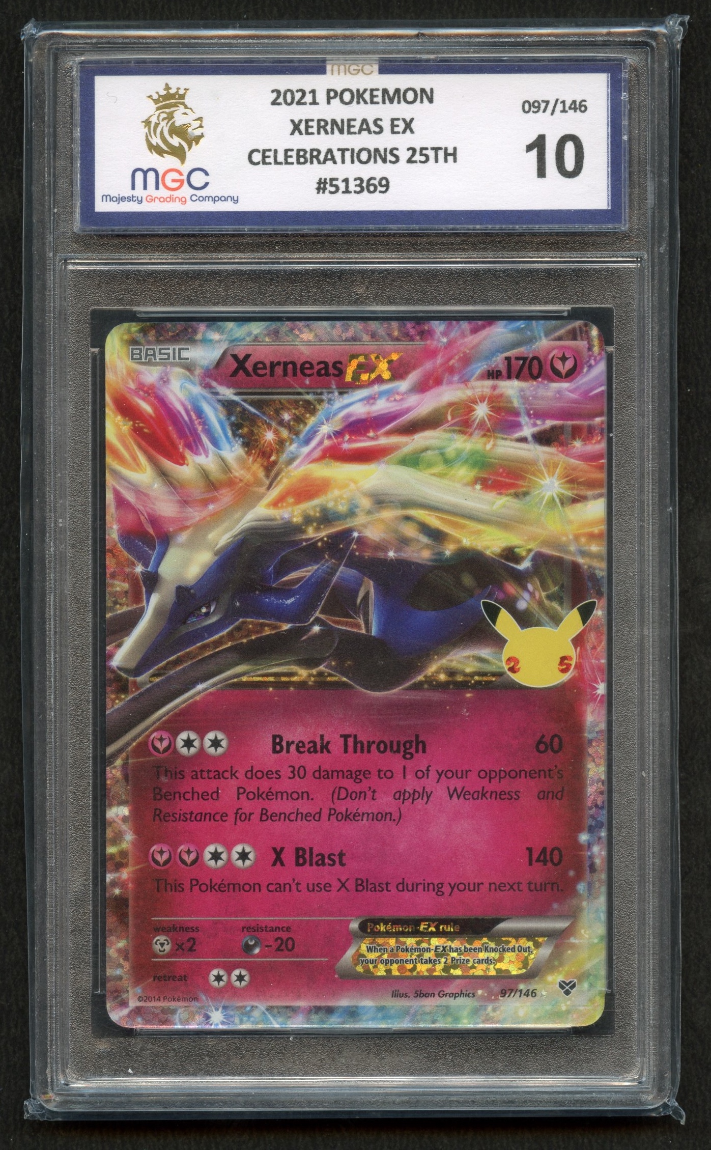 MGC 10 Xerneas EX Celebrations 