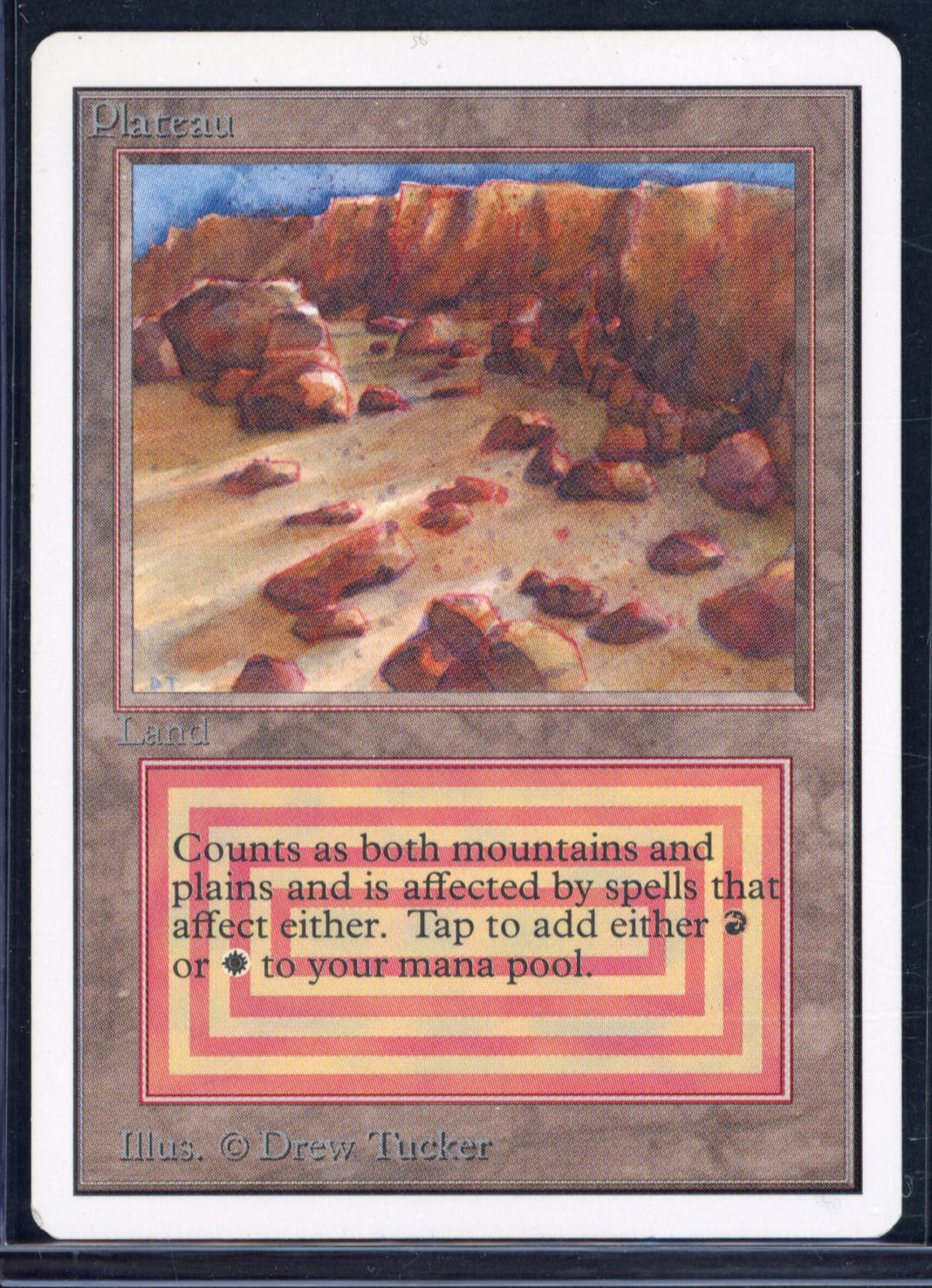 Magic The Gathering - Plateau - Unlimited - Very Light Play