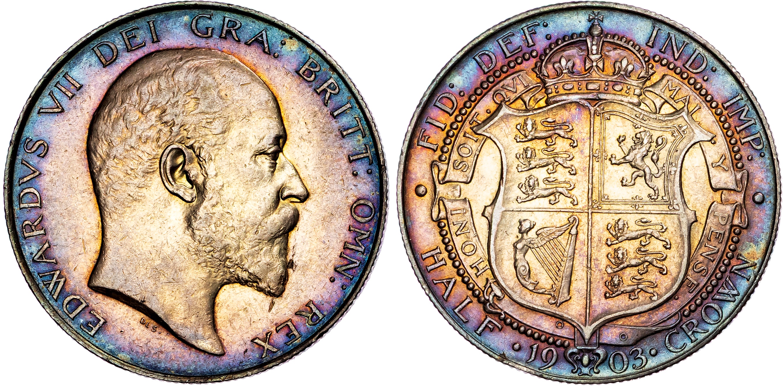 Edward VII (1901‐1910), AR Halfcrown, 1903.