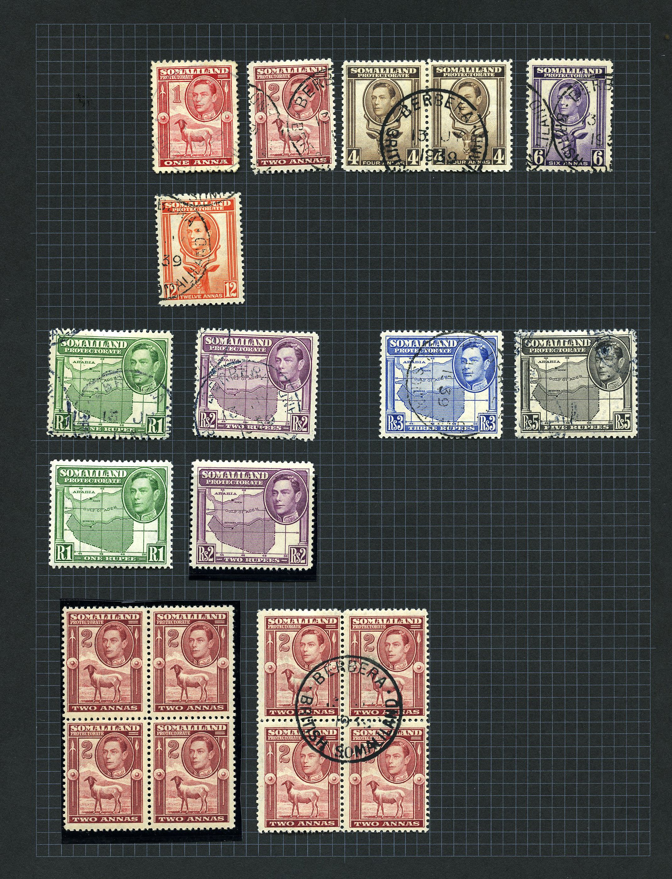 1938 KGVI range on album page we note;...