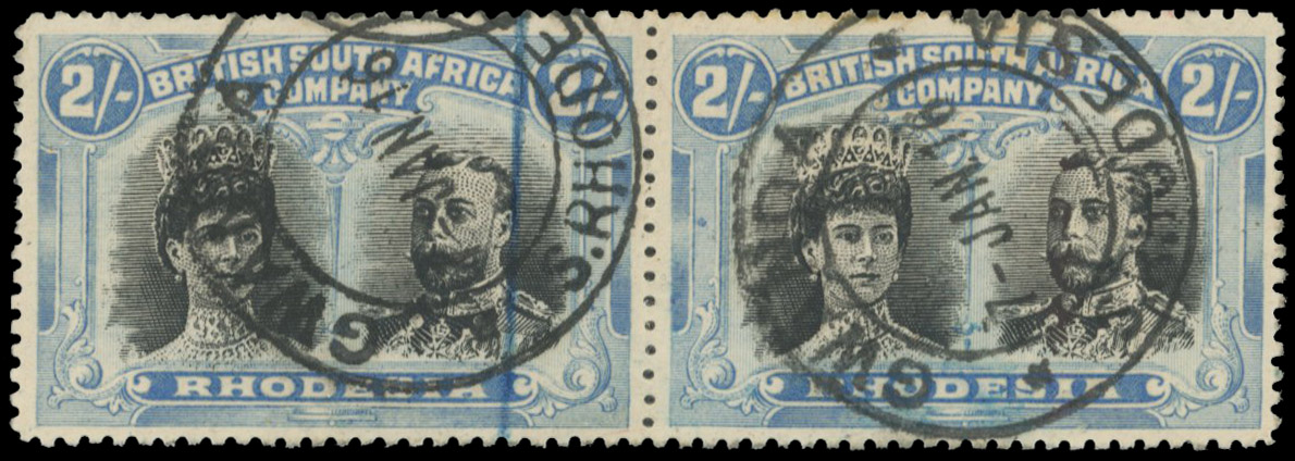 GWANDA DC 17 JAN 16 on 2/- pair
