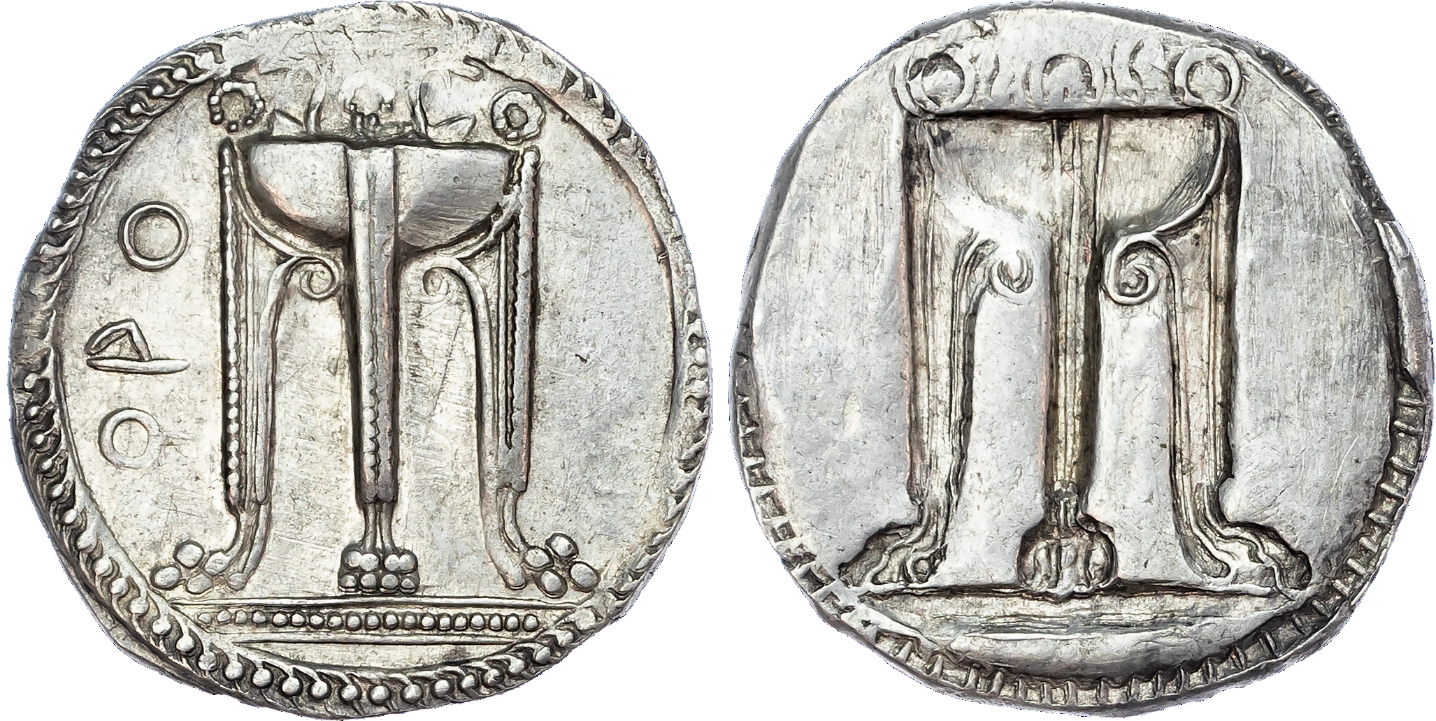 Bruttium, Kroton (c. 530-500 BC) AR Nomos, 8.03g.