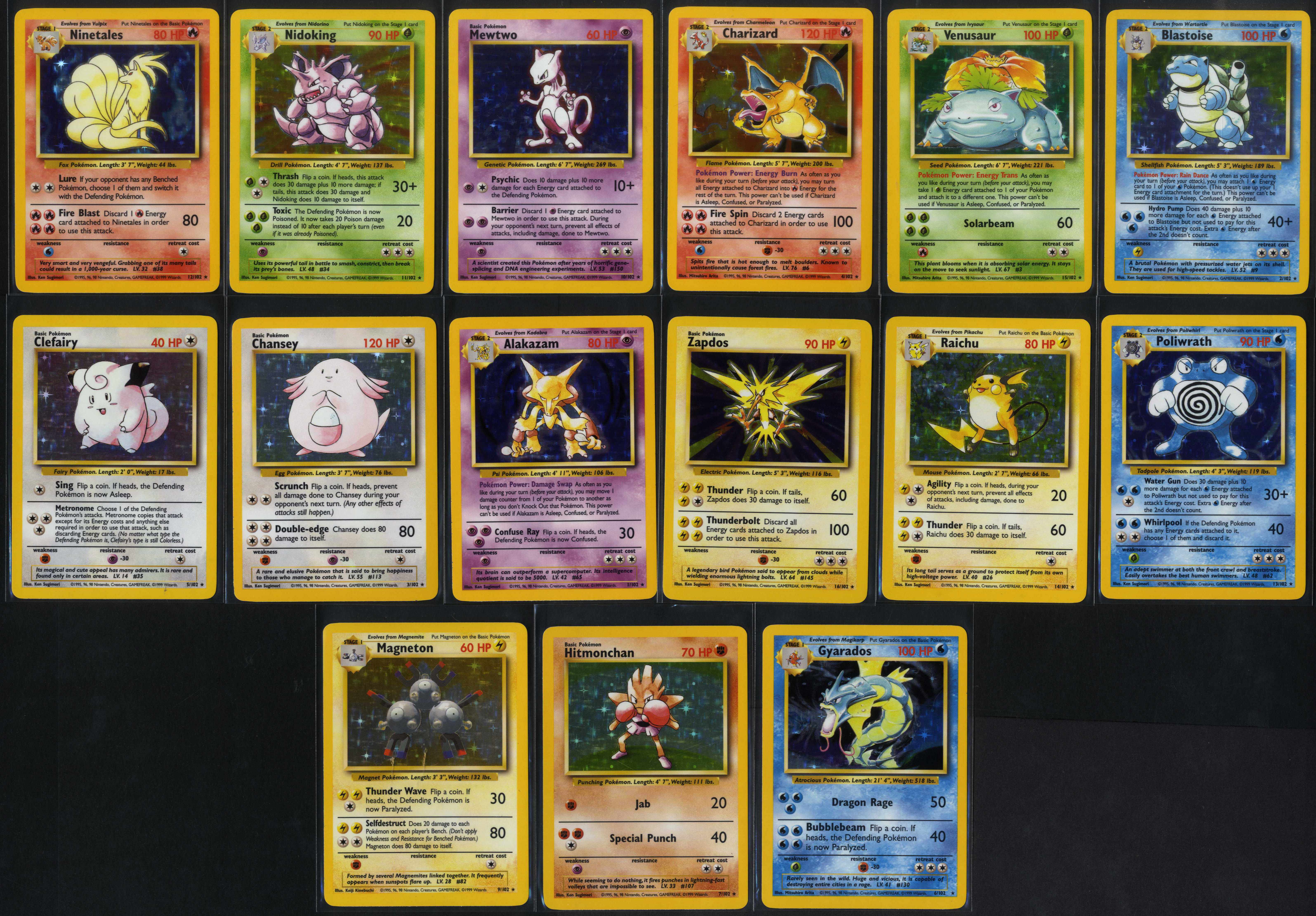 Base Set - Unlimited & 4th Print - 70/102 cards