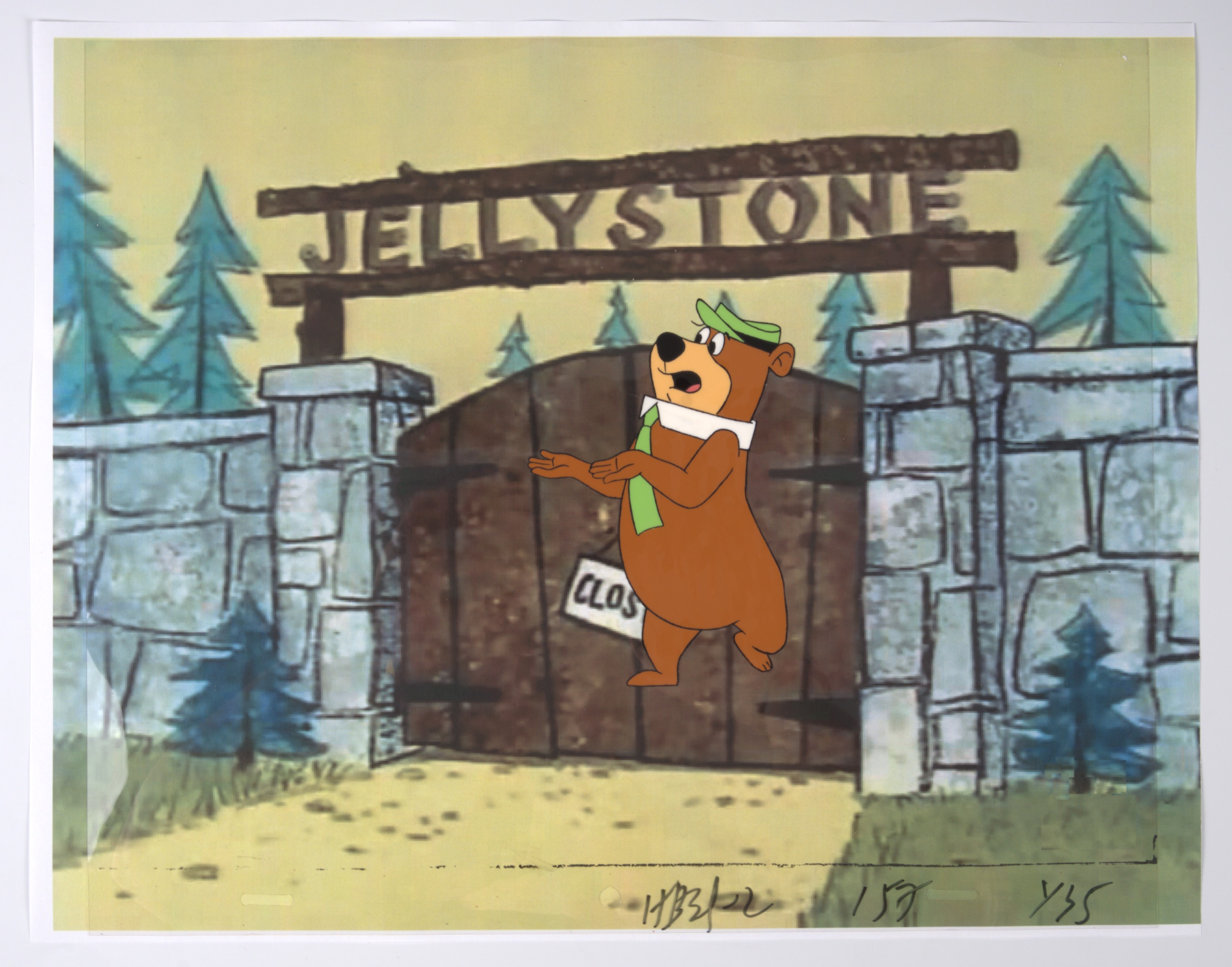 The Yogi Bear Show Original Production Yogi Animation Cel (Hanna Barbera, 1961-1962)