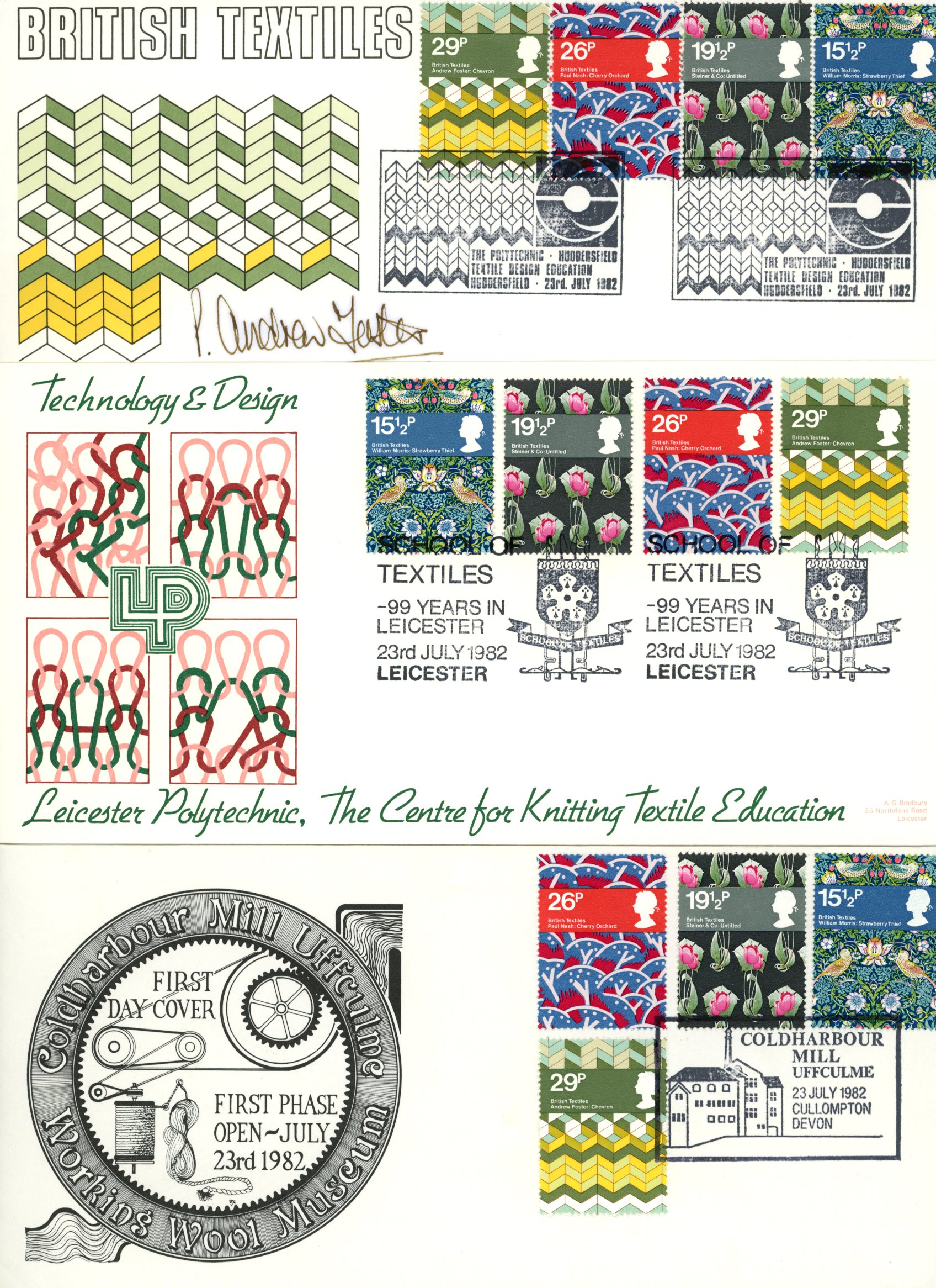 FIRST DAY COVERS: 1982 selection of...