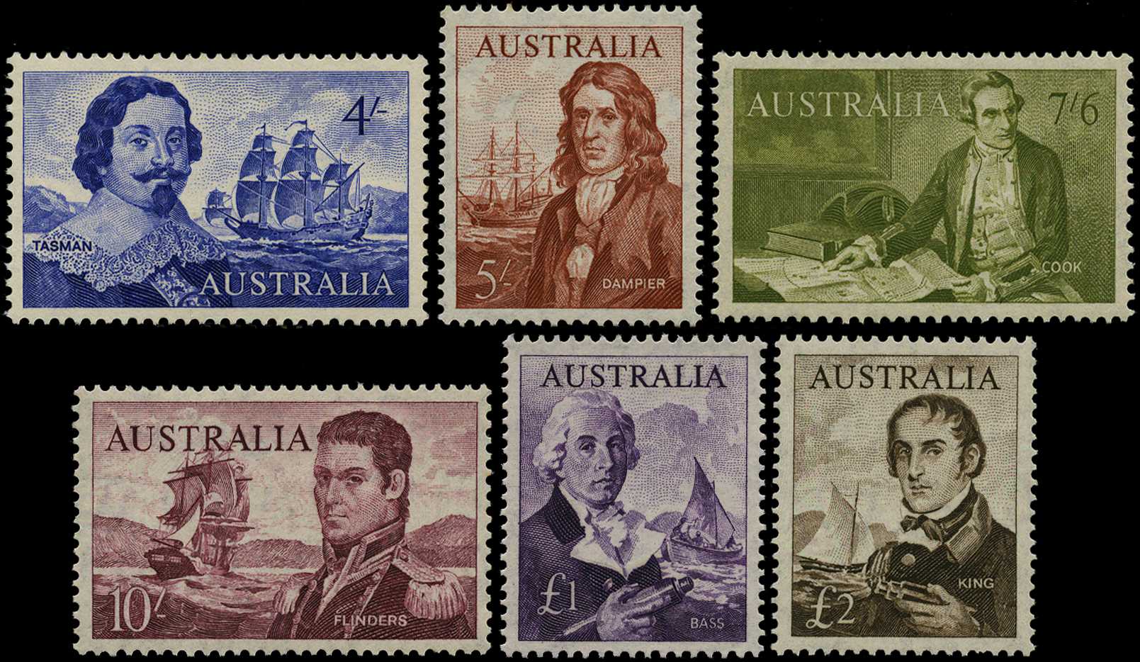 1963-65 Navigators set of six, full...