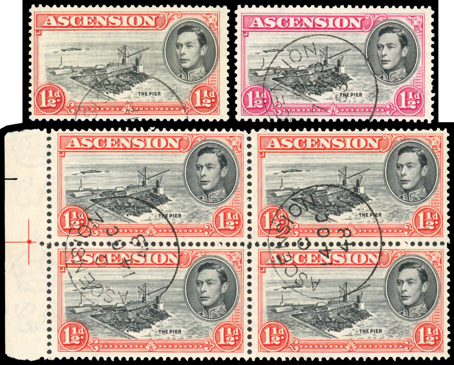 Ascension SG 40a, ba, fa used