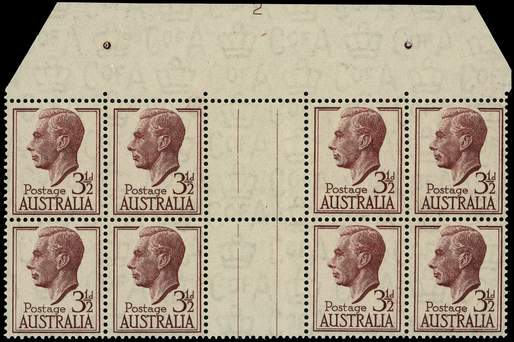 Australia SG 247 Plate block mint