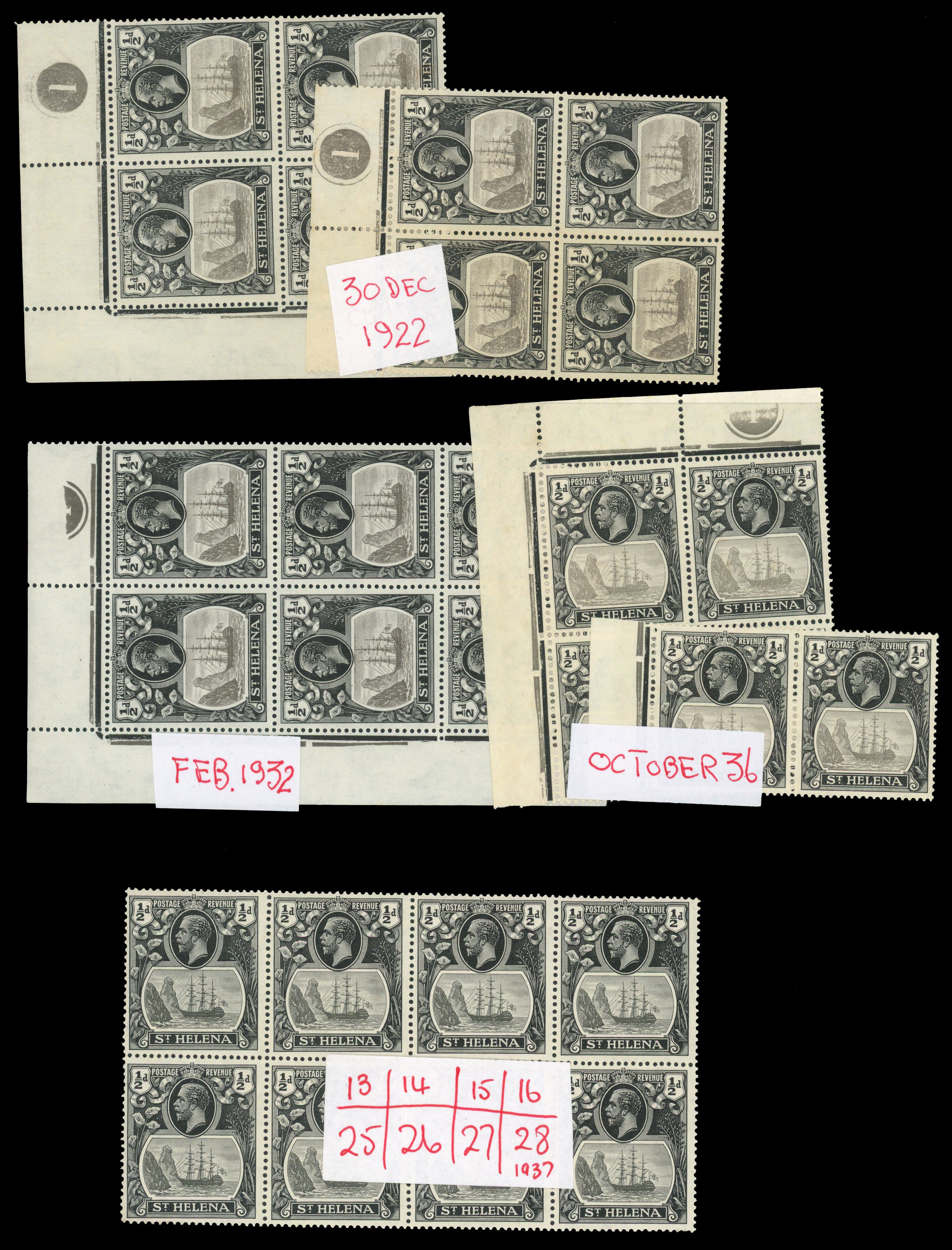 St Helena SG 97a, ha collection mint