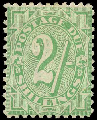 Postage Dues. 1908-9 2/- dull green perf 11,...