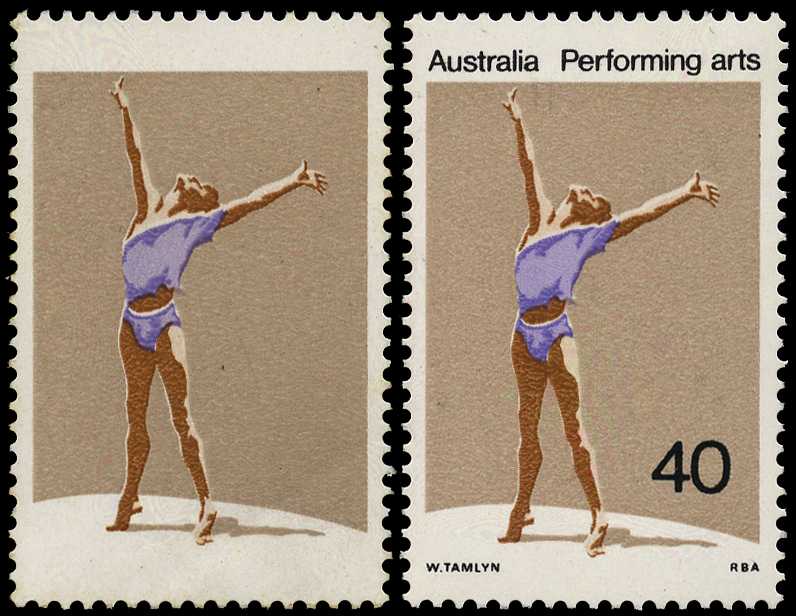 1977 Performing Arts 40ct 'Dance' showing...