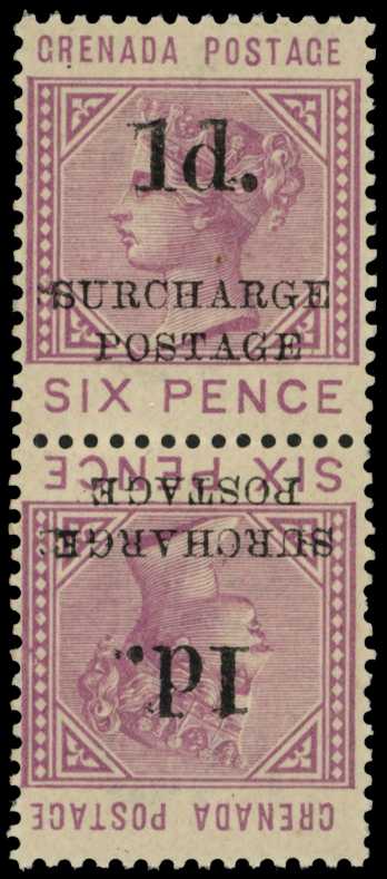 POSTAGE DUE: 1892 1d on 6d mauve...