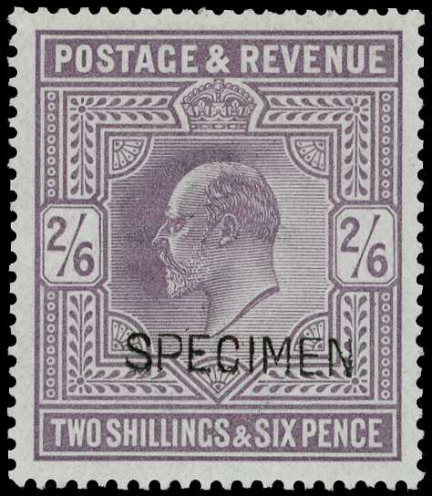1902 2/6d lilac, unmounted o.g.,...