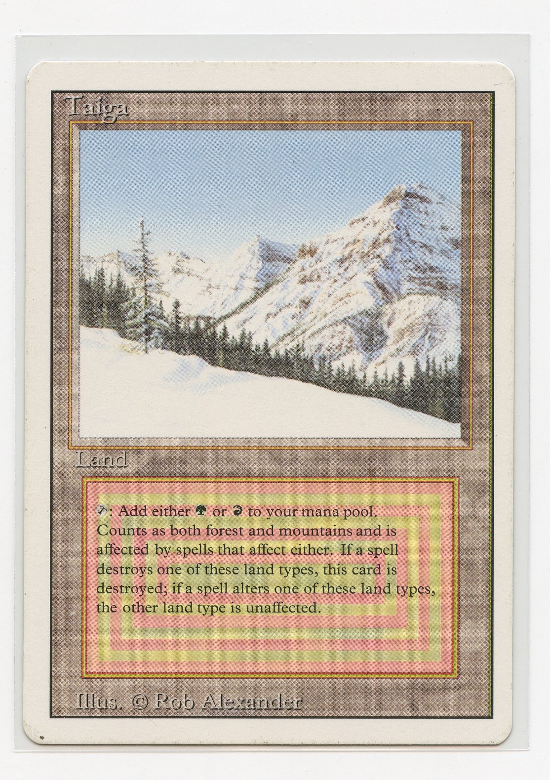 Taiga - Revised Dual Land (EX)