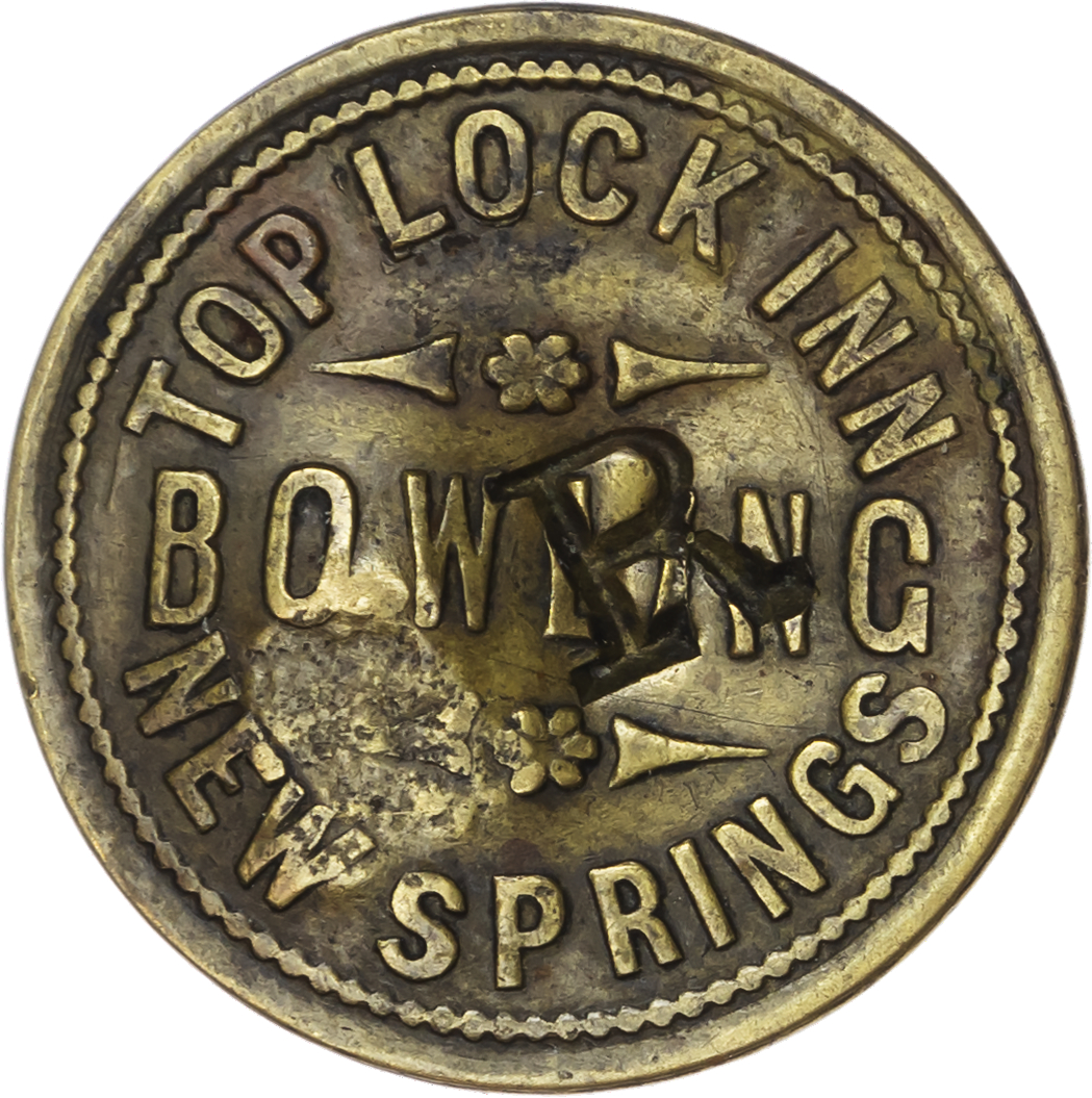 Lot of 5 coins - Lancs. Standish (Wigan), the Boars Head , no denom. uniface check, 22.5mm; 2d., 23.5mm. aVF, toned (2)...