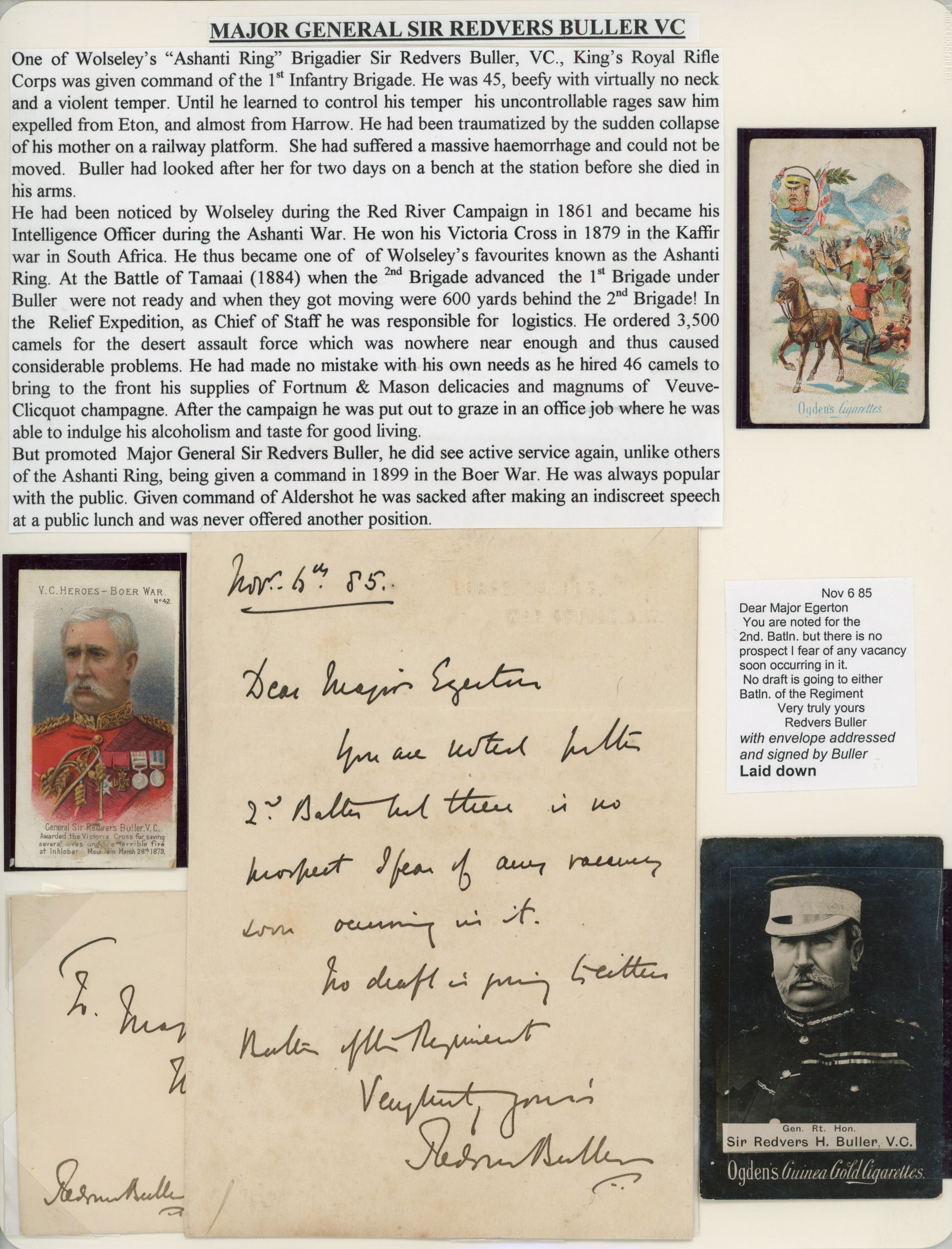 Sudan signed letters and ephemera