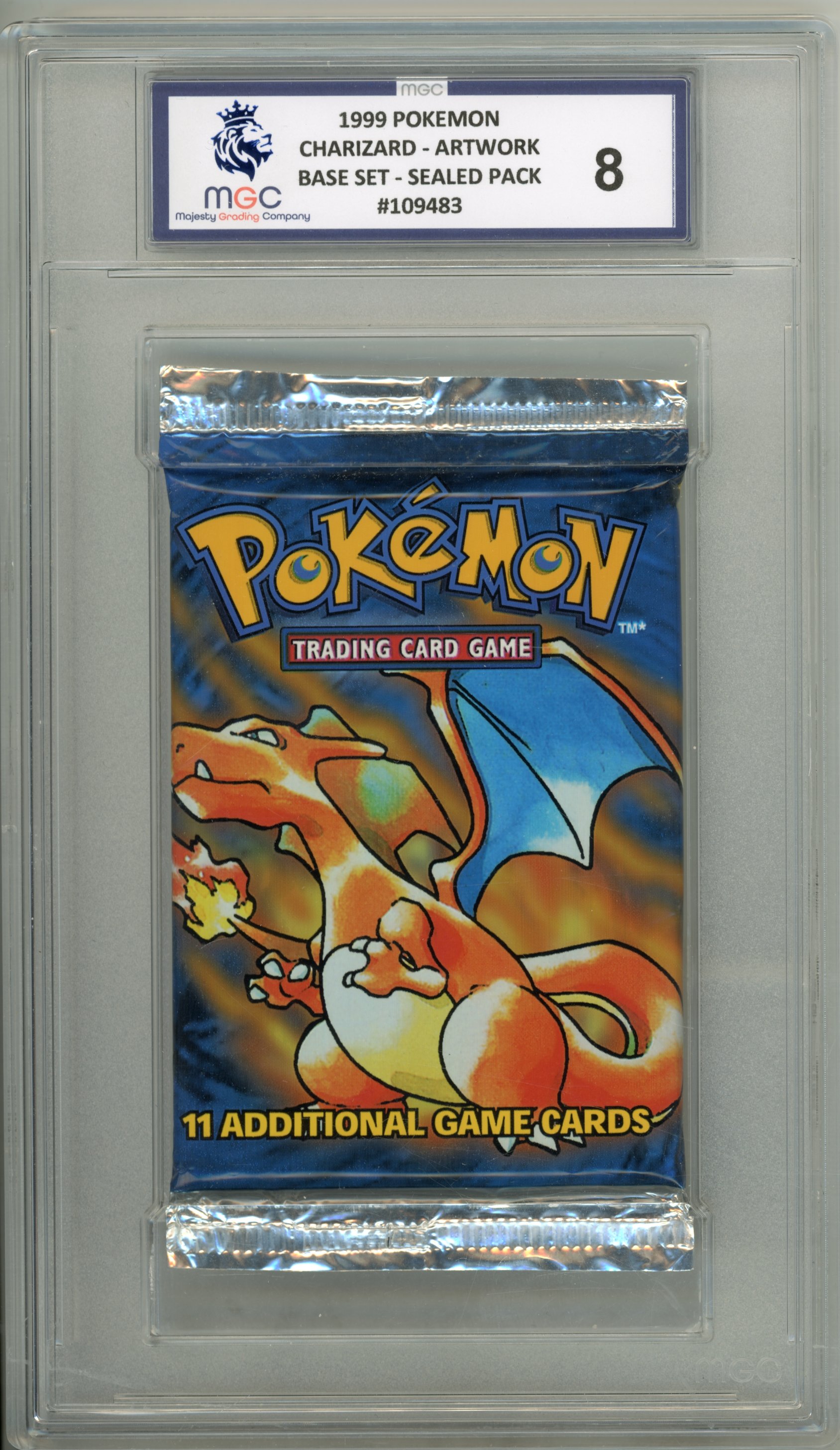 MGC 8 - Base Set Booster Pack - Charizard Art Work WOTC 1999