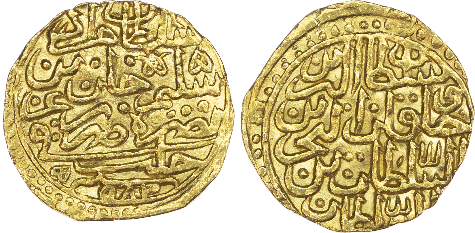 Ottoman Empire, Murad III (AH 982‑1003 / 1574‑1595 AD), gold Sultani, AH 982 / 1574 AD, Misr