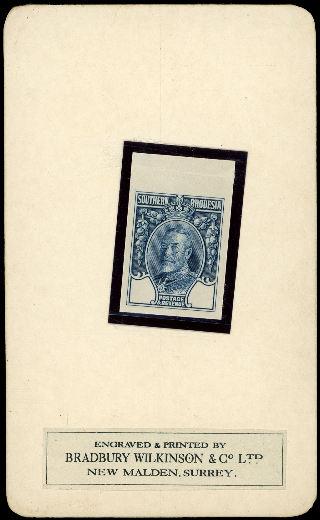 1931-37 Field Marshall undenominated master die proof