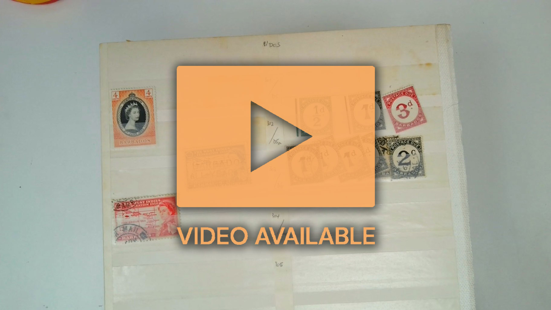 BARBADOS: 1852-1961 predominately used duplicated selection arranged on stockpages