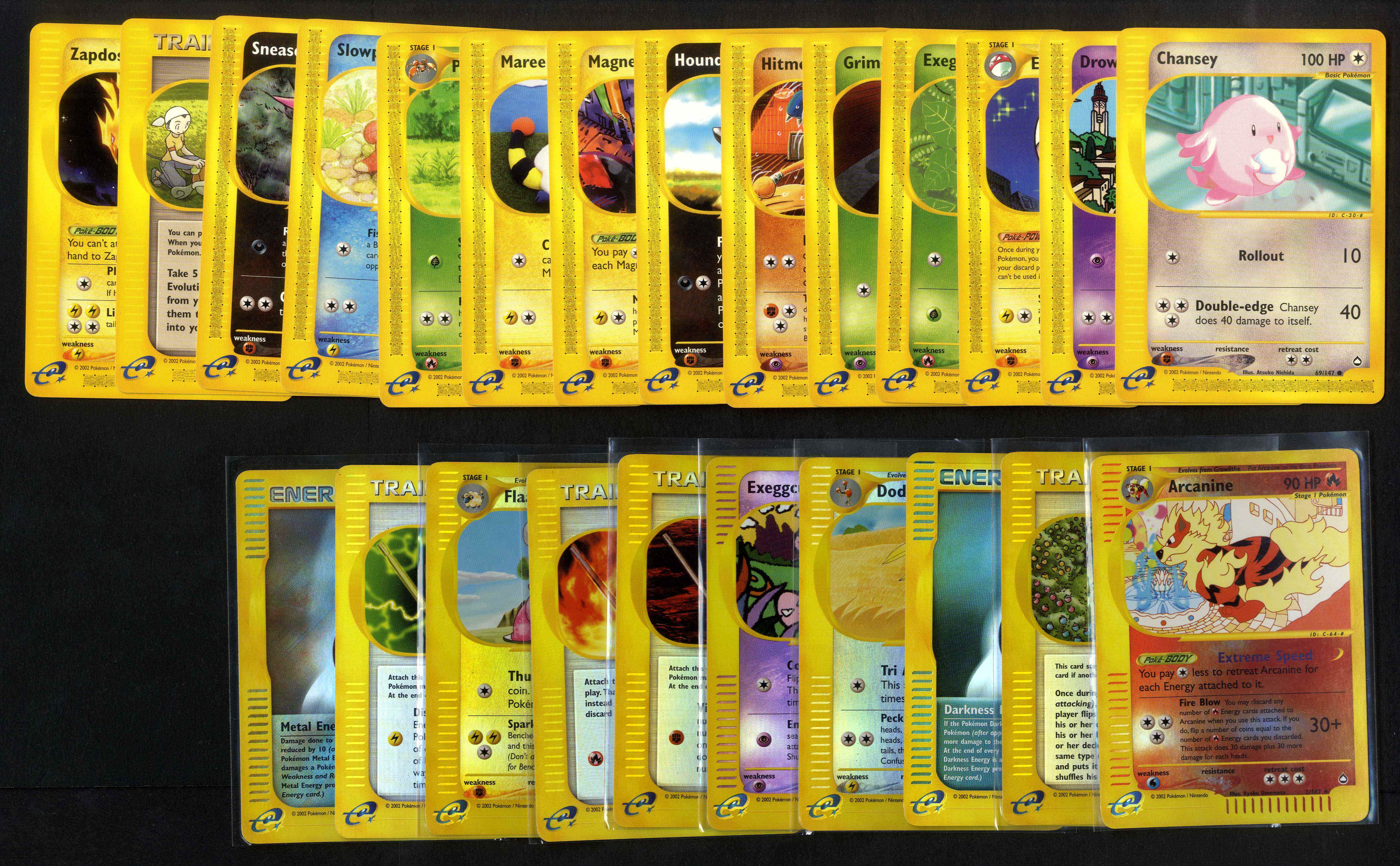 Aquapolis Partial Set - 22 Cards
