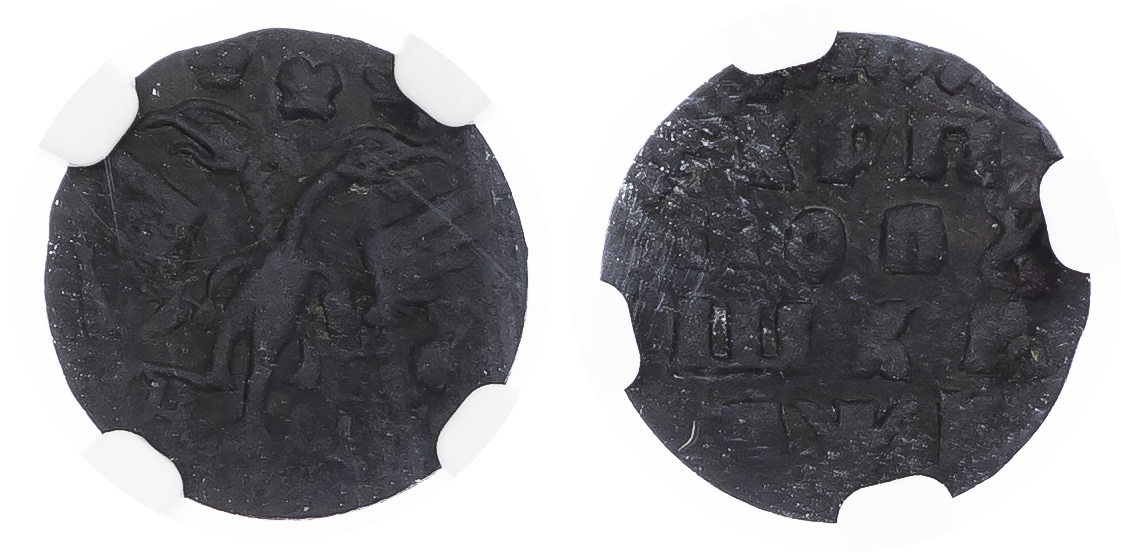 Russia, Tsardom. Peter I 'the Great' CU Polushka (1/4 Kopeck). Naberezhny mint, 1720. 