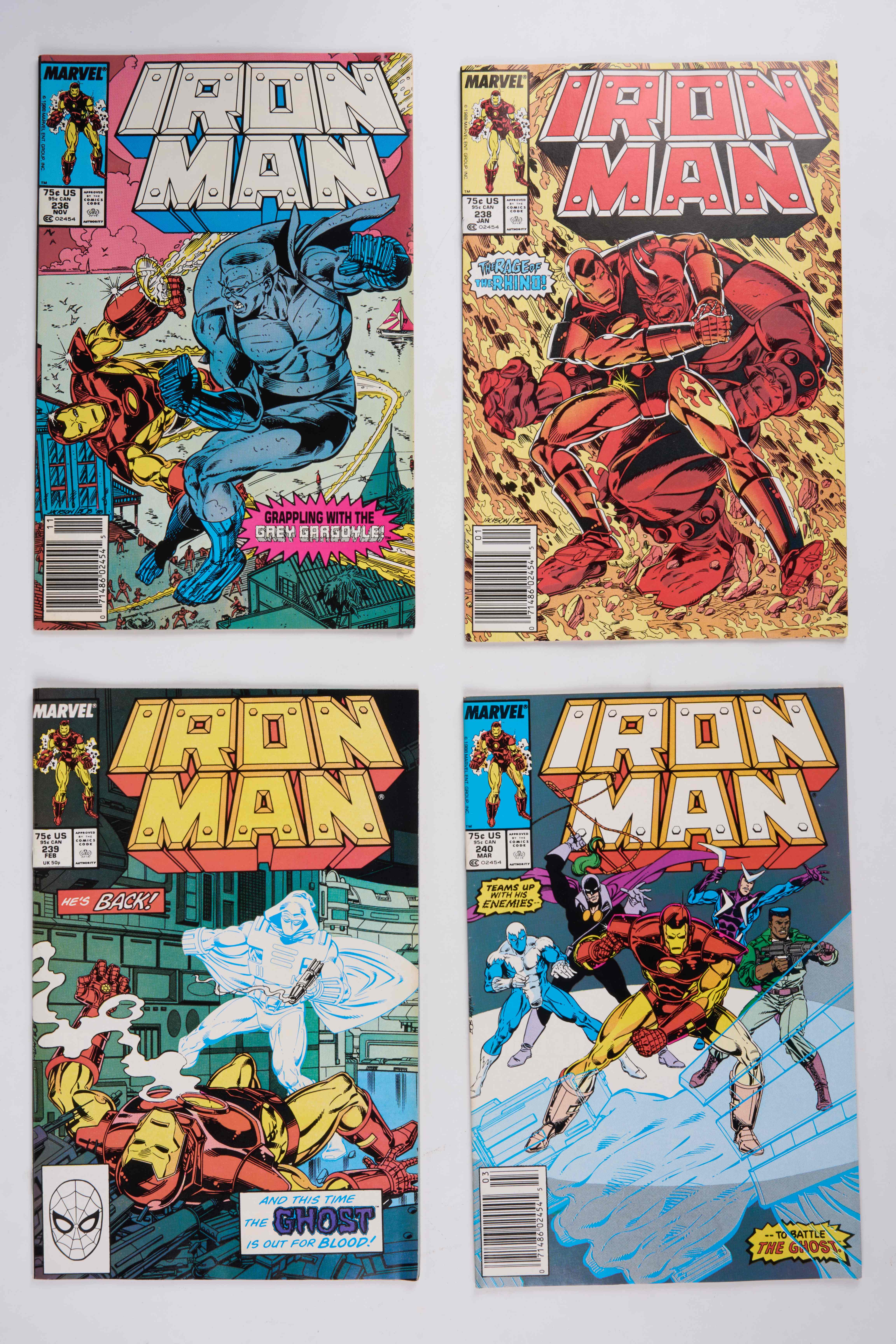 Iron Man Vol 1 Bundle (Marvel Comics, 1988-90) Bundle of 26